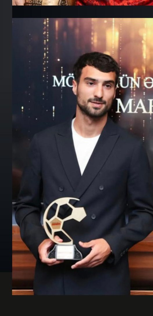 Mahir Emreli, player of the year award