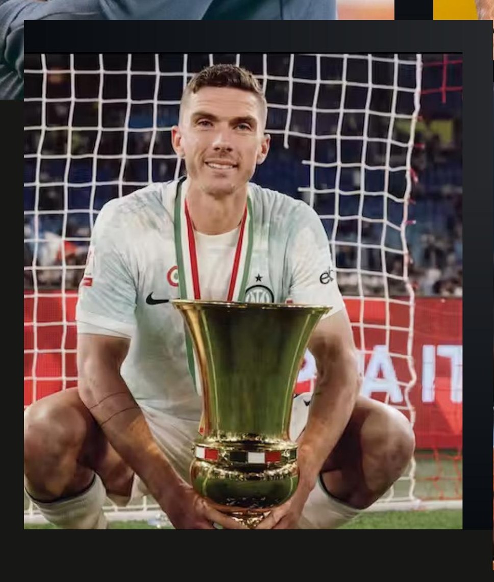 MVP Agency player lifting the Coppa Italia